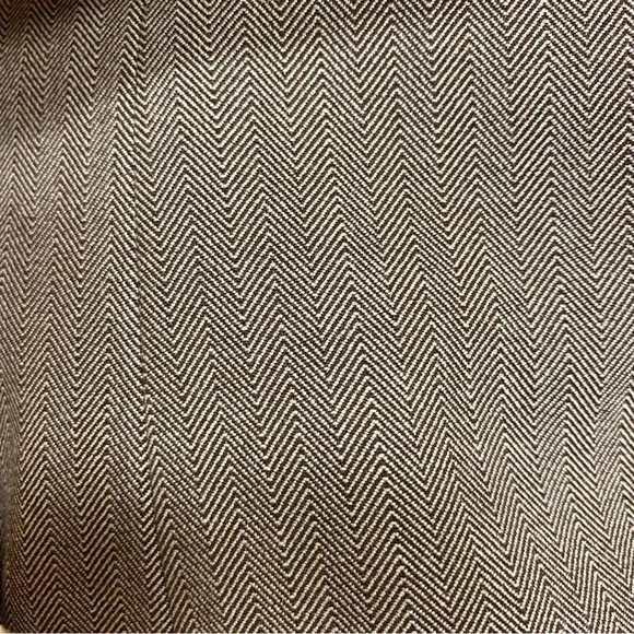 Tahari ASL Herringbone Skirt Suit 2-Piece Blazer & Peplum Skirt Brown Gray Sz 10 - Picture 16 of 16